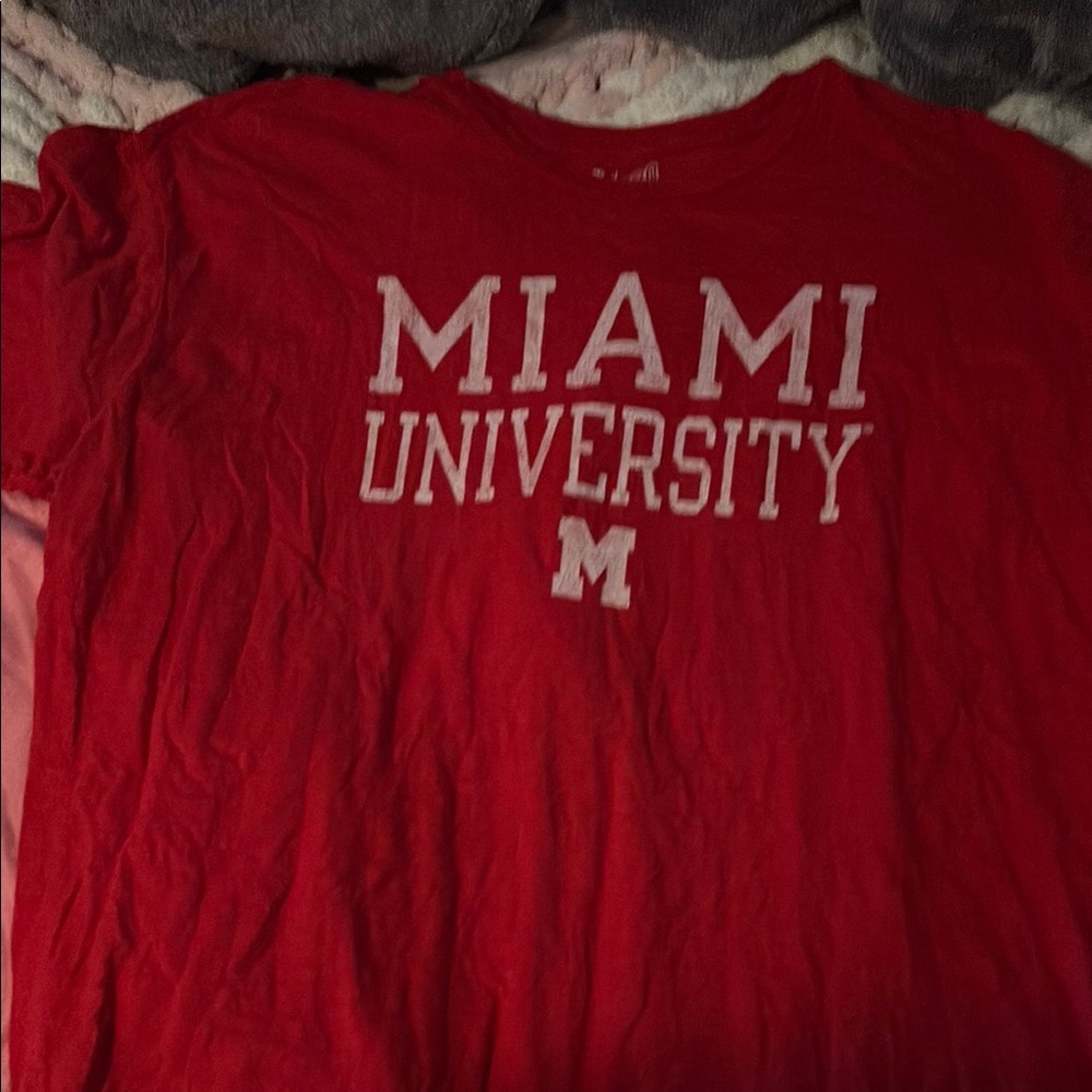 Original Retro Brand Red Miami University Tee